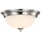 Nuvo Center Lock 13 Inch LED Flush Mount, 19 Watt, 3000K, Brushed Nickel Finish, Frosted Glass 62/1560 - alternate 4